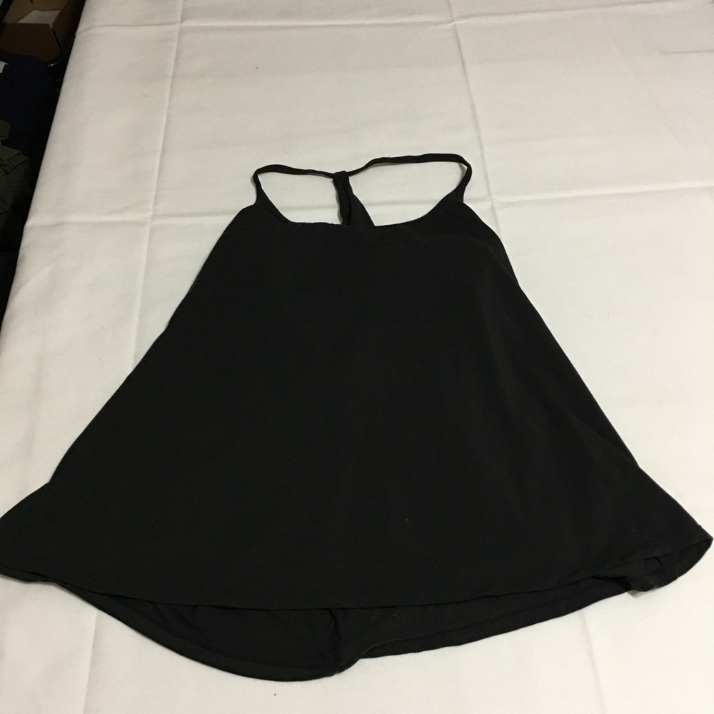 Halara SoftlyZero Airy Halter Draped InstantCool Yoga Sports Top Small Black